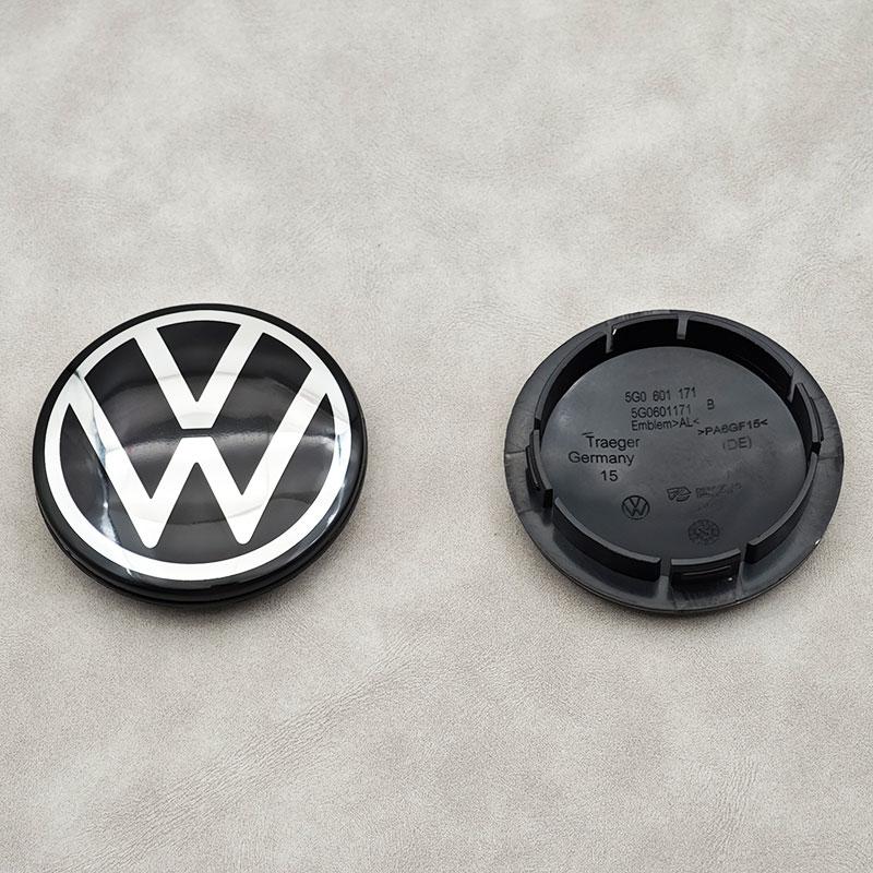 Für VW Volkswagen Jetta MK5 Golf 4 Stück 65mm Auto Radnabendeckel Für Volkswagen VW Golf Passat Tiguan Lamando Teramont Cross
