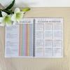 Planificateur de nettoyage TDAH, Format A4 Emploi du Temps Quotidien et Liste de Contrôle de Concentration Carnet, Couverture Durable Pages Lisses, Fourniture de Bureau Essentielle pour la Maison/le Bureau/la Chambre d'Étudiant