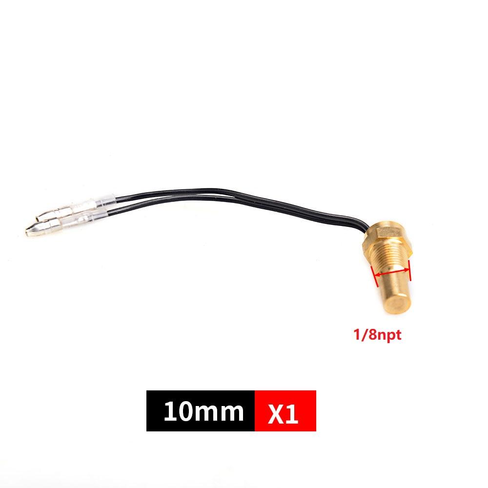 Universal Water Temperature Gauge Sensor 10MM 12Mm 14MM 16MM 17MM 21MM Head Plug 1/8 3/8 Thread Sensor