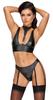 Cottelli Bondage - 2-Piece Sexy Matte Bondage Set M