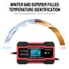 Batteria al piombo asciutta e bagnata Caricabatteria per auto completamente automatico per Auto Moto Piombo 12V 10A / 24V 5A Ricarica rapida