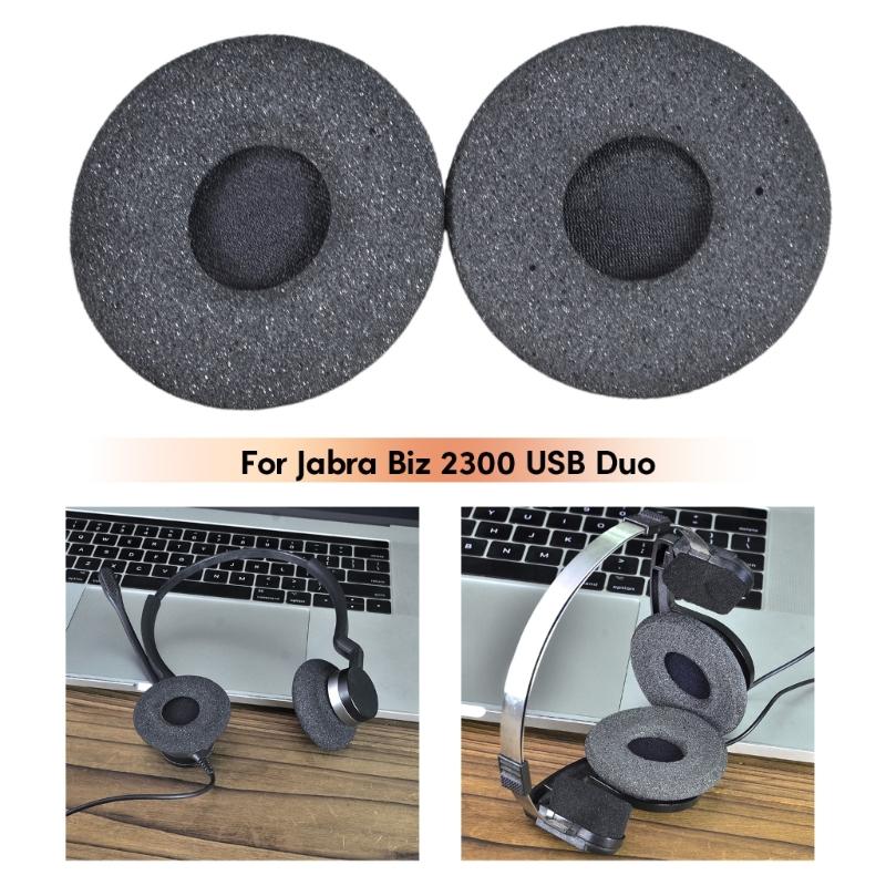 Comfort and Noise Reduction Thicker Ear pads Ear Cushions for Biz2300 USB Duo/Biz2300QD Headsets Earmuff EarPads