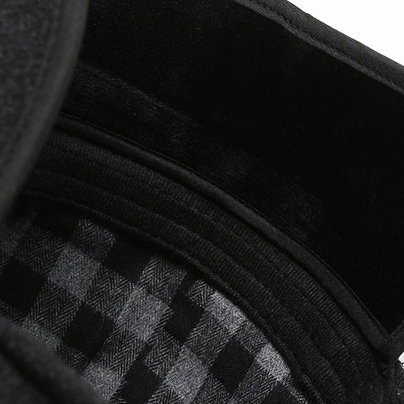 Middle-Aged and Elderly Cap Men's Autumn Winter Warm Peaked Cap Ear Protection Forward Cap