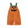 Kids Halloween Overalls Casual Comfortable Versatile Suspender Pants for Boys Girls
