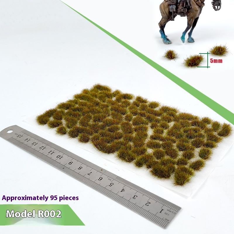 Miniature Lawn Terrain Model Kit - Static Grass Garden for Architecture Dioramas