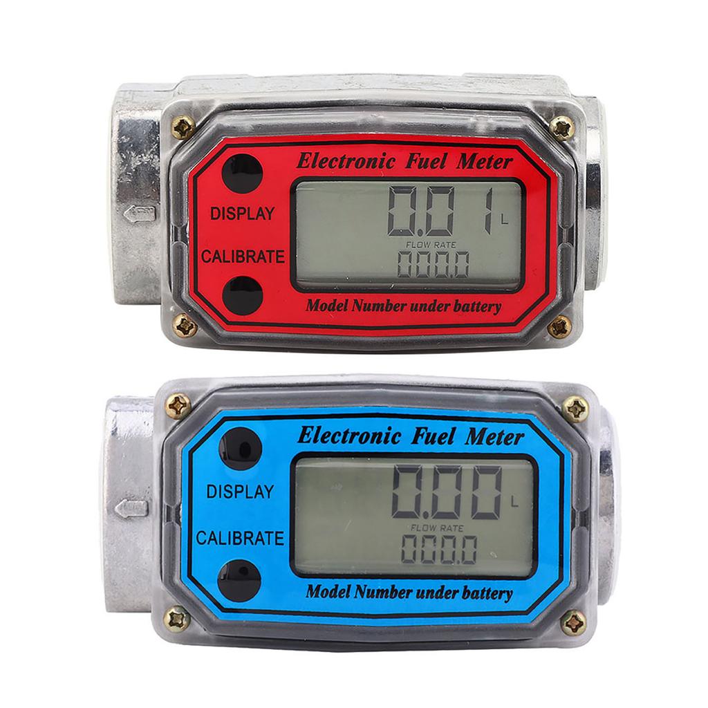 Digital Fuel Meter Mini Digital Turbine Flowmeter  Fuel  Meter 10‑200L 1" NPT Turbine Flowmeter  Meter
