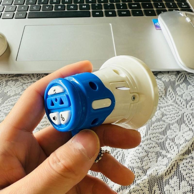 Kleiner Schlüsselanhänger mit Stimme, wiederaufnehmbares Aufnahmegerät, Auto-Dekorationszubehör, Stressabbau für Jugendliche & Freunde