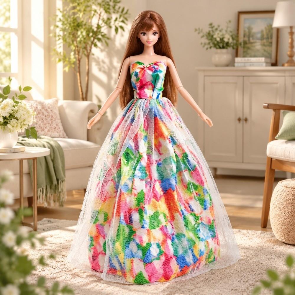 Fashion 30CM Doll Evening Gown Wedding Party Skirt 11.8 Inch Outfit for 1/6 11.5" Doll
