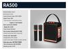 High Volume Retro Bluetooth KTV Microphone Speaker with Subwoofer for Home & Outdoor Use