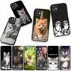 Cover for Apple iPhone 16 15 14 Plus 13 12 Mini 17 Pro Max + ProMax 16E Air 16+ 15+ Coque Phone Case Kitten Cat