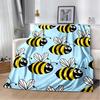 3D Honey Bee Insect Cartoon Soft Plush Blanket,Flannel Blanket Throw Blanket for Living Room Bedroom Bed Sofa Picnic Cover Kids