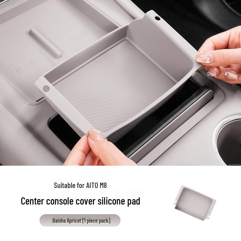 Silicone Pad for AITO M8/M9 Center Console: Car Interior Decoration Accessories Set