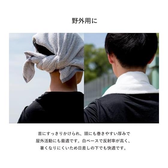 Tranparan Made in Japan Face Towel Set of 10, 260 Momme Towel, Senshu Towel, Quick Drying, Absorbent, Just the Right Thickness, 100% Cotton, Bulk