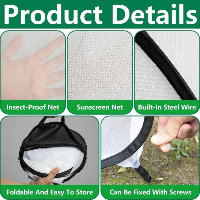 Plant Garden Protective Vegetable Large Gardening Bird Control Cage Flower Bed Plant Net Plant Protective Cover for Vegetables Fruits