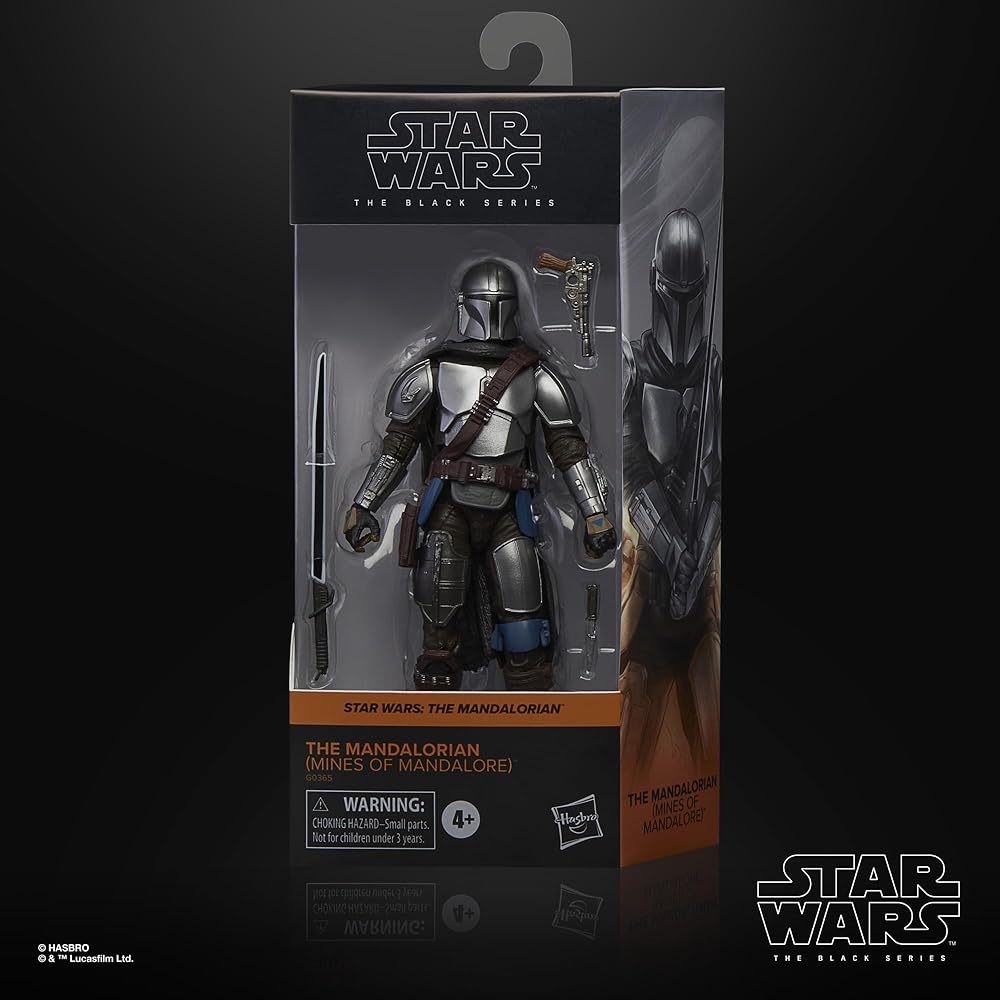 Star Wars Black Series The Mandalorian (Mines of Mandalore), Star Wars: The Mandalorian Collectible 15 cm Action Figure G0365 Authentic