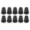 10pcs Walking Pole Rubber Tips Universal Round Head Shock Absorbing Hiking Pole Feet Cover