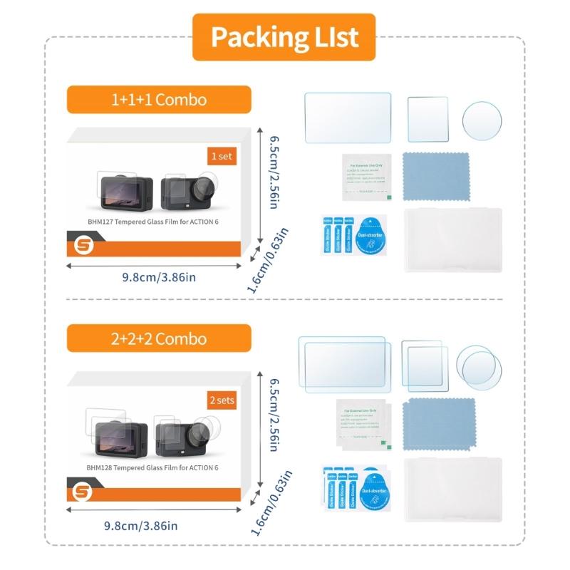 Scratch Resistant Screen Protector Film High Transparency Clear Visuals Fingerprint Resistant Layer For Miniature Camera