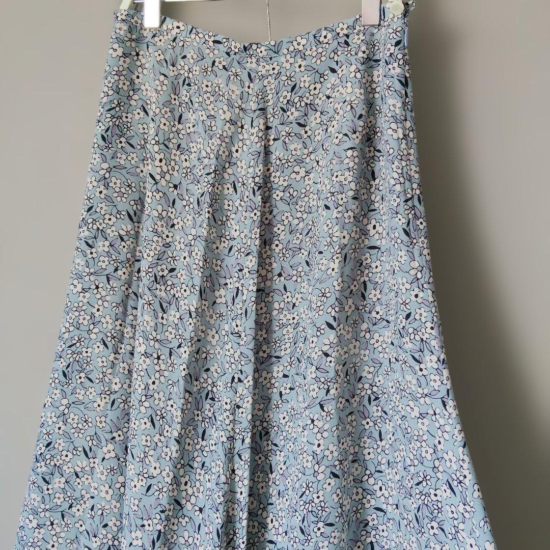 IENA Flower Print Flare Skirt