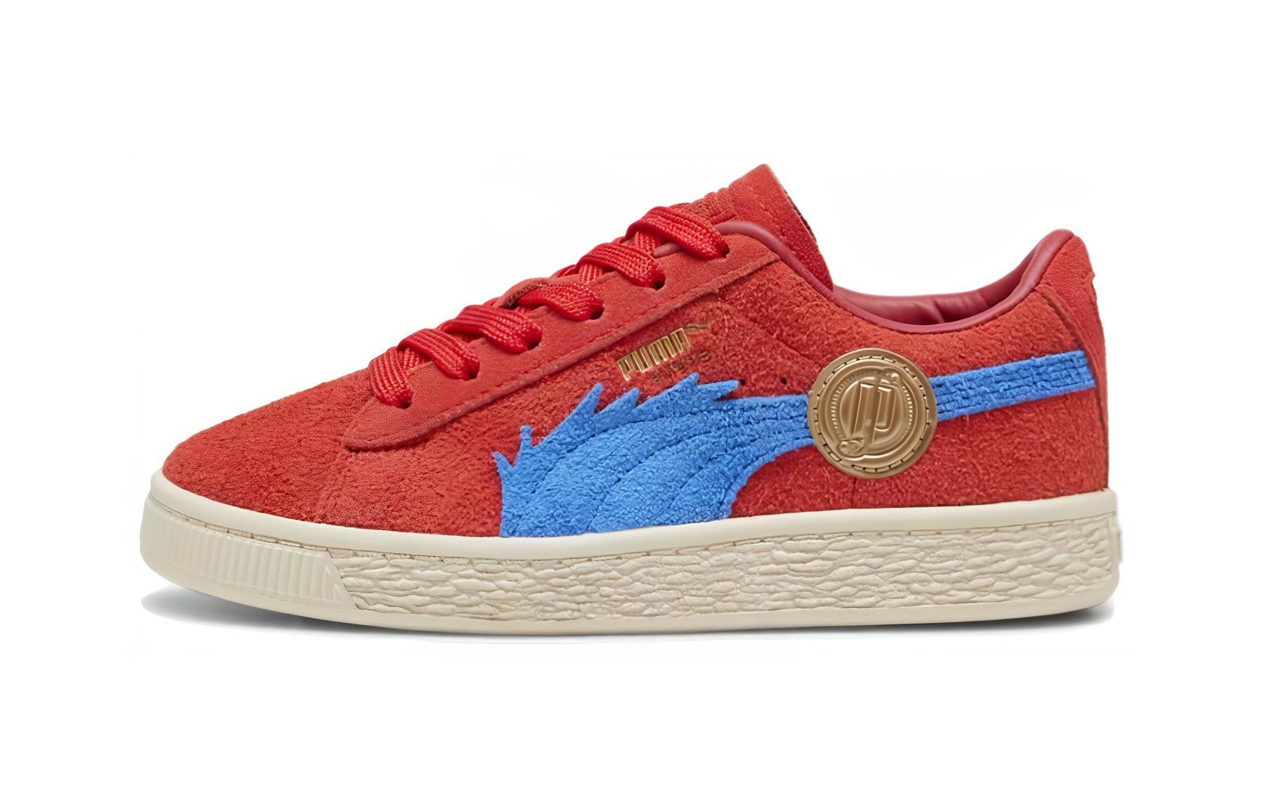 Puma One Piece X Suede Little Kid  Luffy  396649-01 30