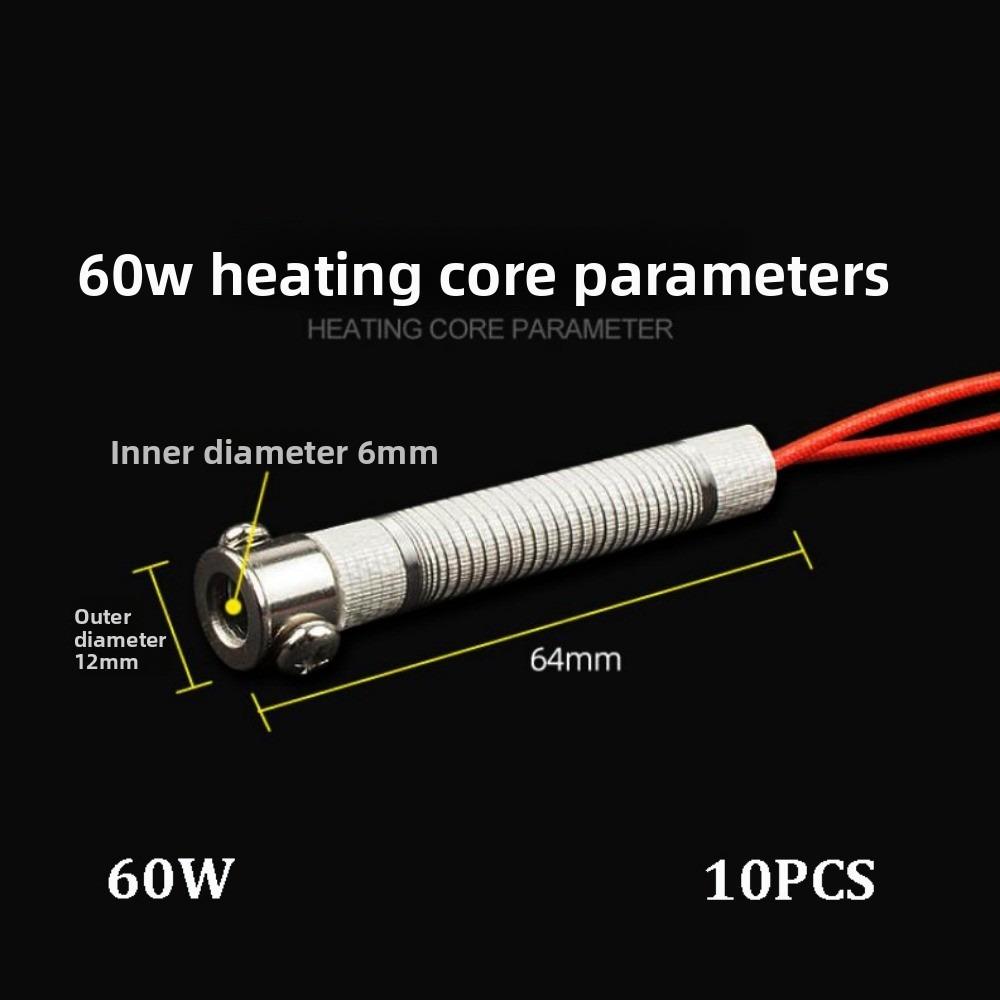 1/10uds 220V Elemento Calefactor Externo de Repuesto Resistencia a Altas Temperaturas Pieza de Repuesto Equipo