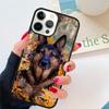 German Shepherd Dog Soft Silicone Cover For iPhone 17 Air 15 16 14 13 12 Pro Max 11 Pro Max Plus Phone Case Coque