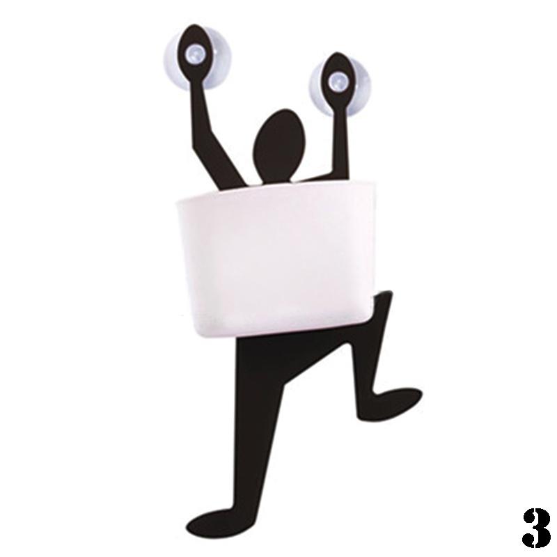 Creativity Adsorb Funny Climbing Soap Box Home Washroom Storage Shelves Pendant