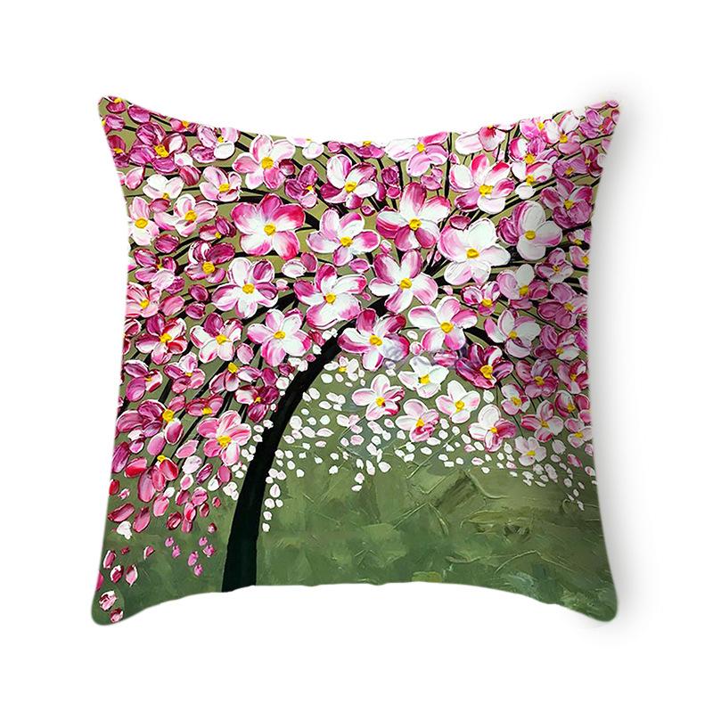 European Style Home Furnishing Linen Short Plush Cushion Pillow Case