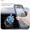 Rotatable Foldable Universal Magnetic Car Phone Holder with Strong Aluminum Alloy Adsorption 
