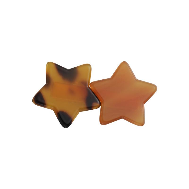 UXSL Simple Acetic Colorful Stars Hairpins for Woman Girls Sweet Cute Star Hairclips Decorate Barrettes Fashion Hair Accessories