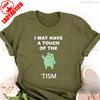 I May Have A Touch of The Tism Premium Funny Autism Awareness Frog Unisex Shirt Fashion Style Streetwear Allmatch Shortsleev