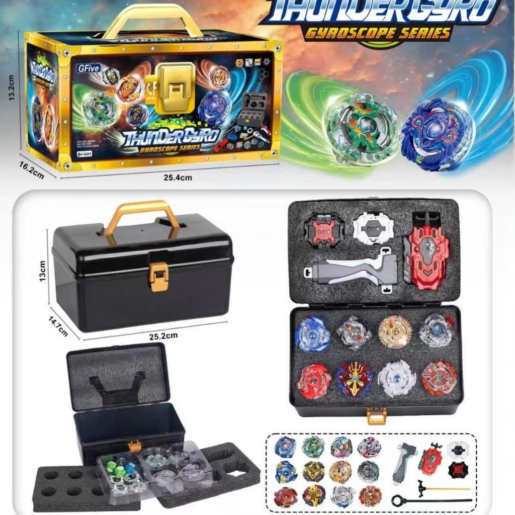 Hit Battle Toy for Kids - Hurricane CX Burst Beyblade Set, Complete with Attack Battle Plate and Launcher