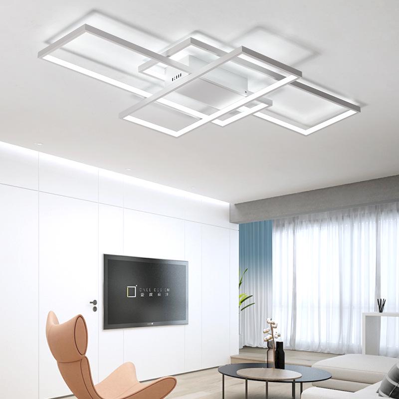 Modern Minimalist LED Ceiling Light for Living Room, Bedroom, and Study