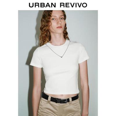 UR Women's Detachable Chain Short Sleeve T-shirt