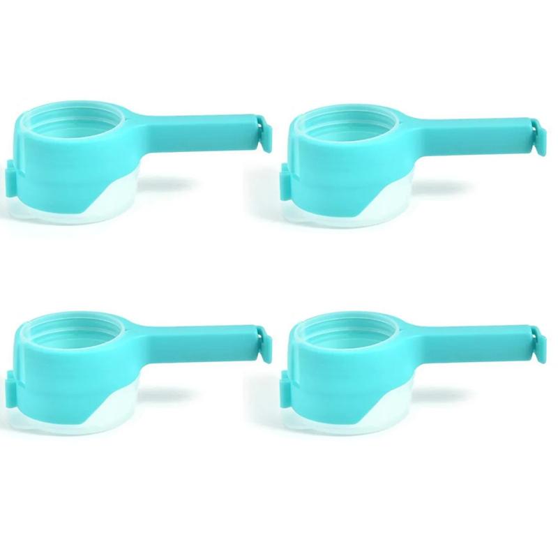 1-4 Pezzi Clip per Sacchetti per Alimenti Conservazione Alimenti Clip Sigillanti con Beccuccio Versatore Clip per Sacchetti Patatine da Cucina Tappo di Plastica Clip Sigillante Conservazione Cucina
