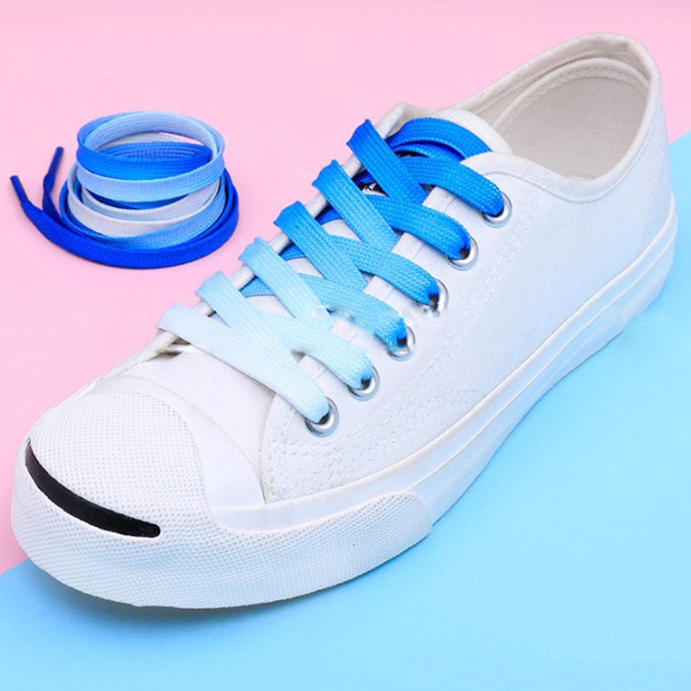 1 Pair Muiti Color Athletic Shoes Laces Sport Sneaker Shoe Laces Boots Shoes Accessories uygun