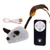 Mouse Moving Cat Toys Electronic Squeaky Cat Toys Mice Moving Toy Moving Cat Mouse Toy for Kitten Indoor/Outdoor Exercise