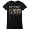 ZZ Top ZZ Top Black Junior Women's T-Shirt