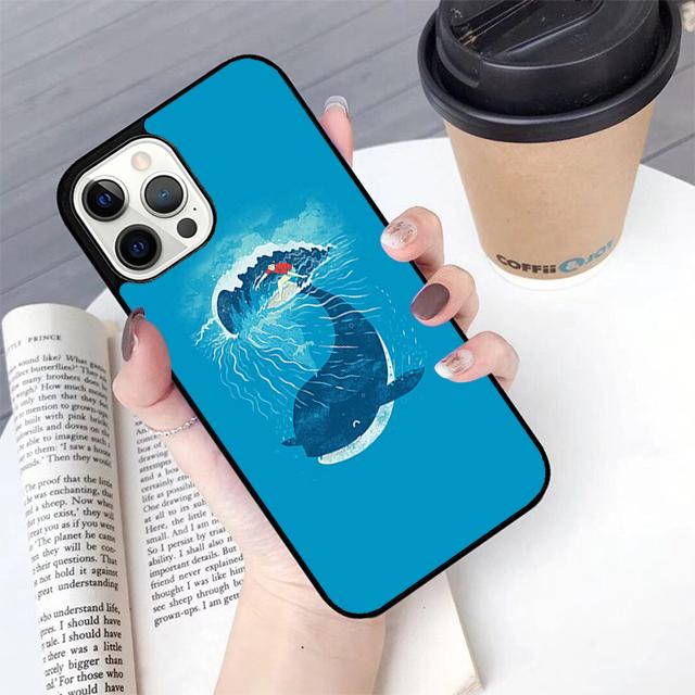 Blue Whale Phone Case For Apple iPhone 17 Air Pro Max Plus Coque For iPhone 17 Air 14 15 16 13 12 Max Cover