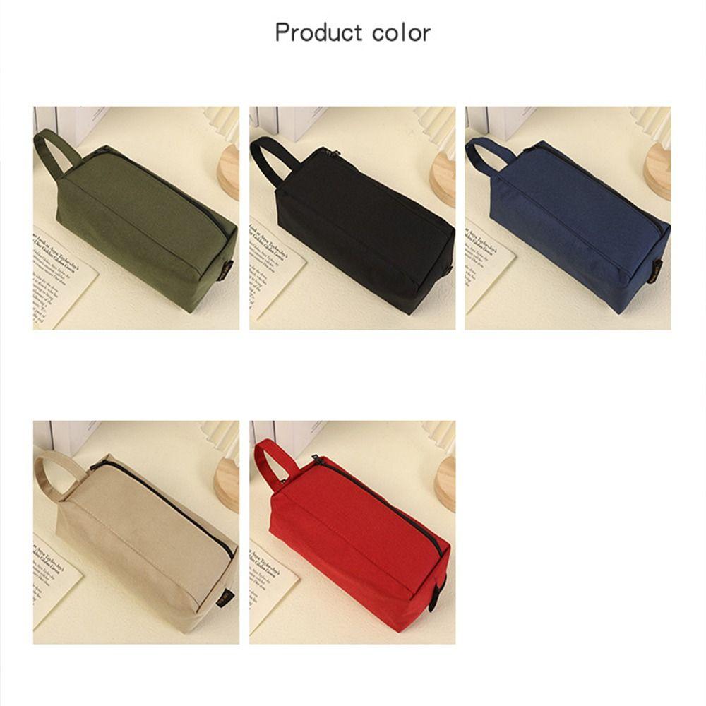 Cosmetic Pouch Stationery Bag Large Capacity Pencil Bag Portable   Office