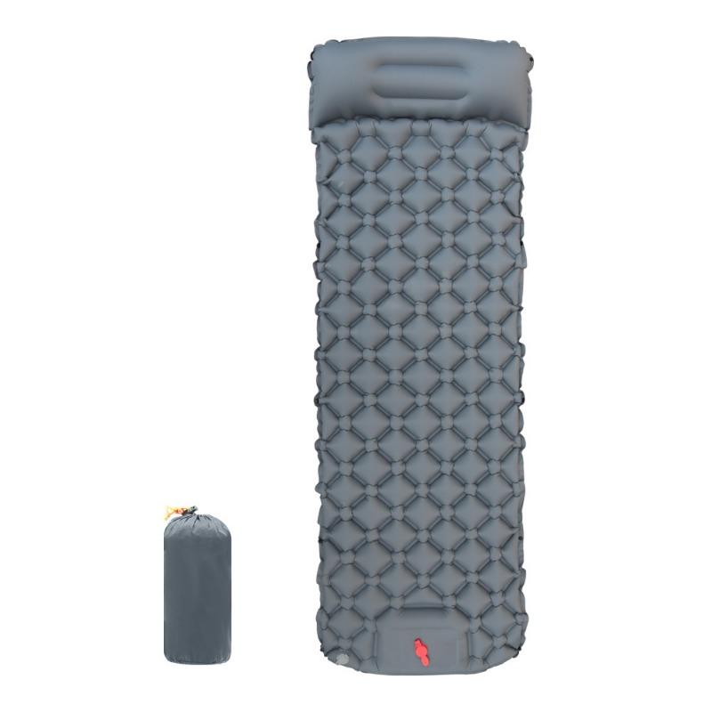 Outdoor Nylon TPU Inflatable Mat Portable Light Tent Mat Single