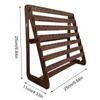 Wooden Earring Display Stand DIY Jewelry Organizer Holder New Ear Studs Storage Rack