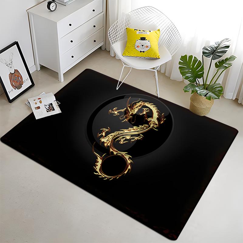Chinese Five Elements Tai Chi Eight Diagrams Carpet Living Room Children's Carpet Home Decor Carpet Door Mat Rugs for Bedroom