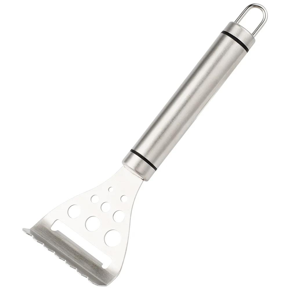 1Pcs Stainless Steel Cheese SlicerButter SlicerCutting Knife Cheese Peeler Slicer Kitchen Cooking Tool Cheese Cutter серебряный