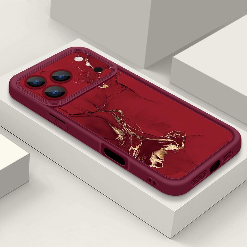 Soft TPU Phone Case For iPhone 17 Pro 15 16 Pro Max 14 13 Pro Max 16e 17e Shockproof Marble Pattern Silicone Protect Cover Cases