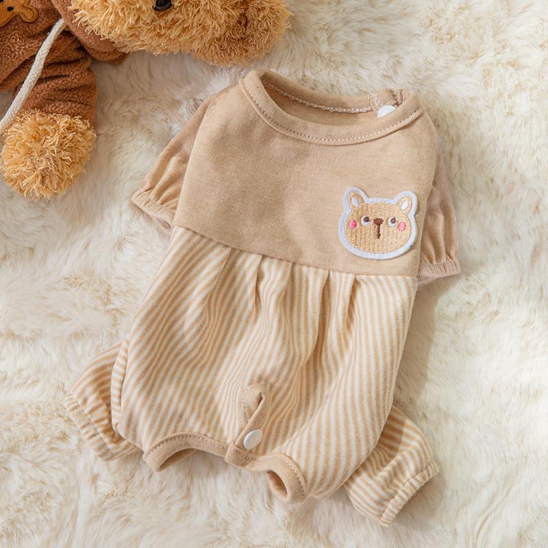 Autumn and Winter Bear Dog Belly Protection Clothes Cat Belly Four-legged Clothes Small Dog Spring Four Seasons Air Conditioning Loungewear