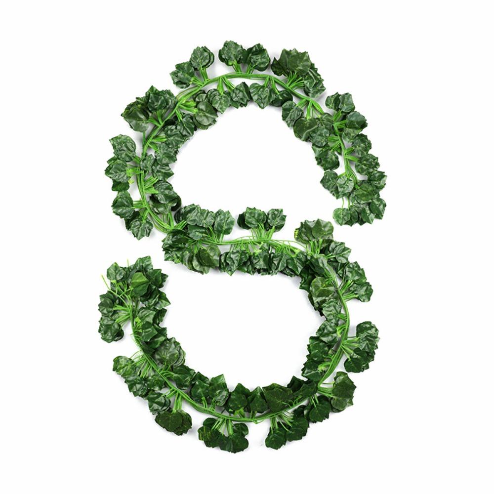 12PCS Plant Wall Artificial Plant Vine Green Hanging Garland Ivy Vine String Wedding Decoration