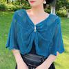 Sunscreen Cardigan Solid Color Half Sleeves Super Thin Shawl Coat Sun Protection Breathable Mesh Sundress Cover Tops Casual Wear Women Clothes