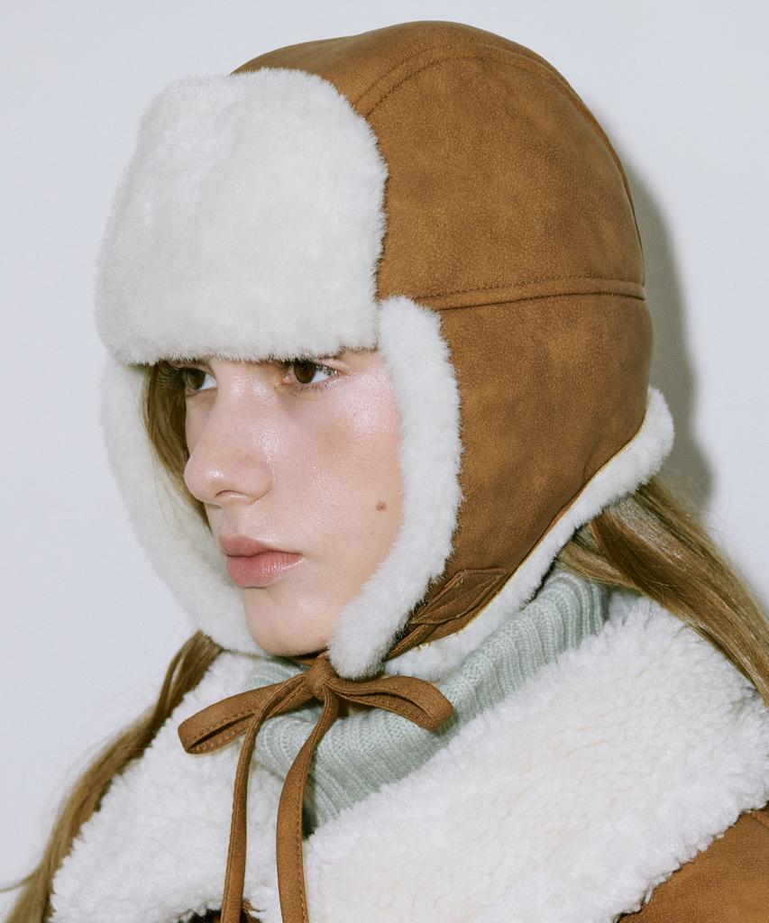 SINOON Mustang Trooper Hat (Brown)