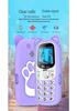 Universal 4G/5G Kids Mini Cartoon Phone with GPS, Anti-Internet Addiction, Elderly Mode, and Bear Paw Silicone Case