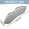 304 stainless steel scraping board with teeth, fascia knife, face massage, lip-shaped stainless steel scraping board
